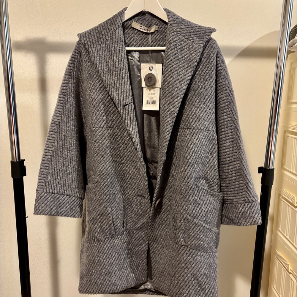 Cue Wool Oversized Coat